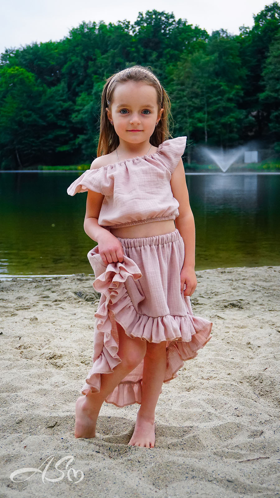 Dwuczęściowy Komplet: Top Typu „Hiszpanka” z Rozkloszowaną Spódnicą - obrazek 17