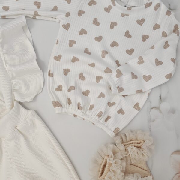 Bluzeczka z Długim Rękawem Zakończonym Gumeczką