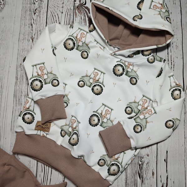 Bluza Niemowlęca z Kolorowym Wzorem Dinozaurów