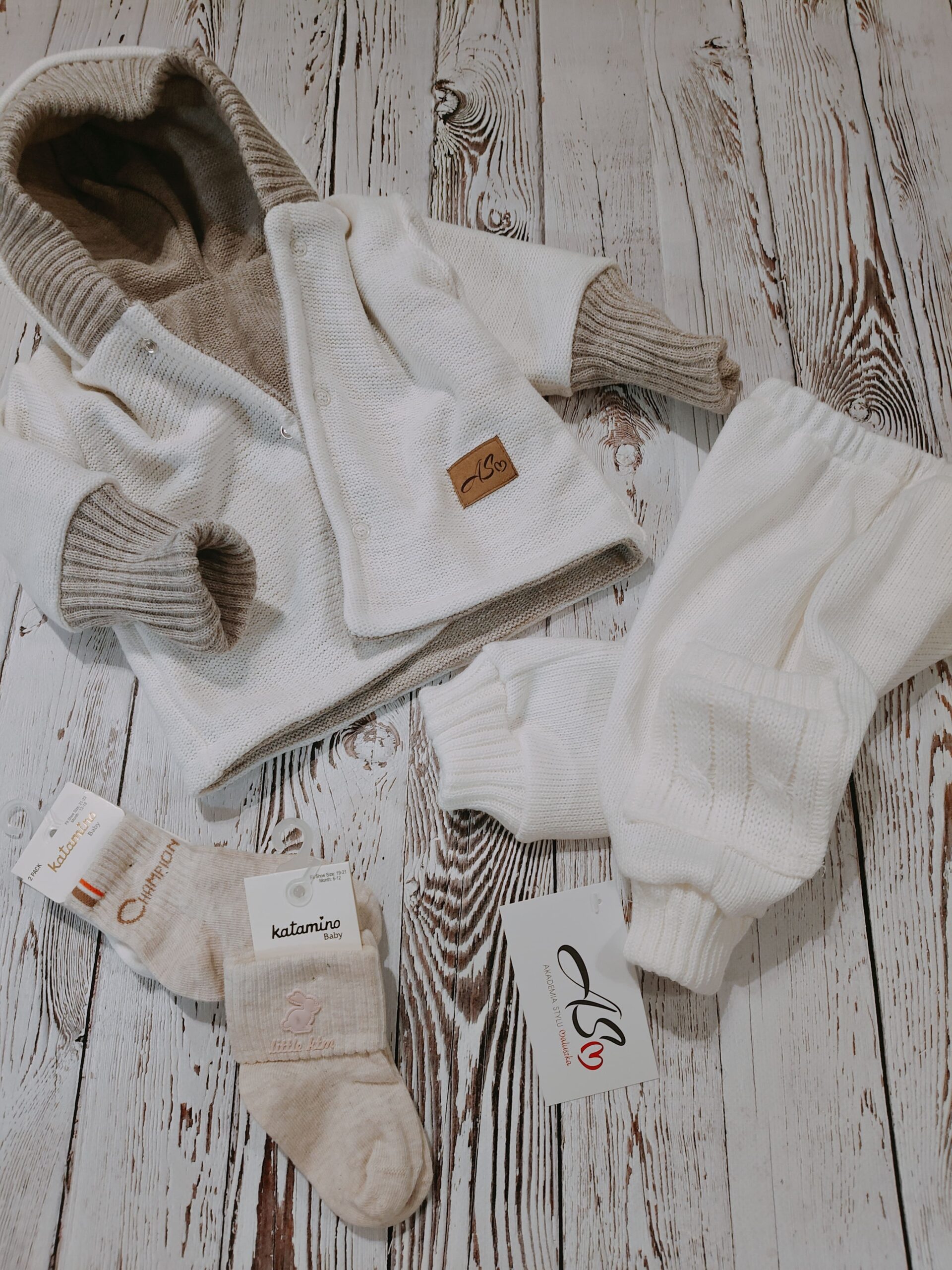 Dwustronna wiosenno – jesienna kurteczka dla niemowlaka - obrazek 3