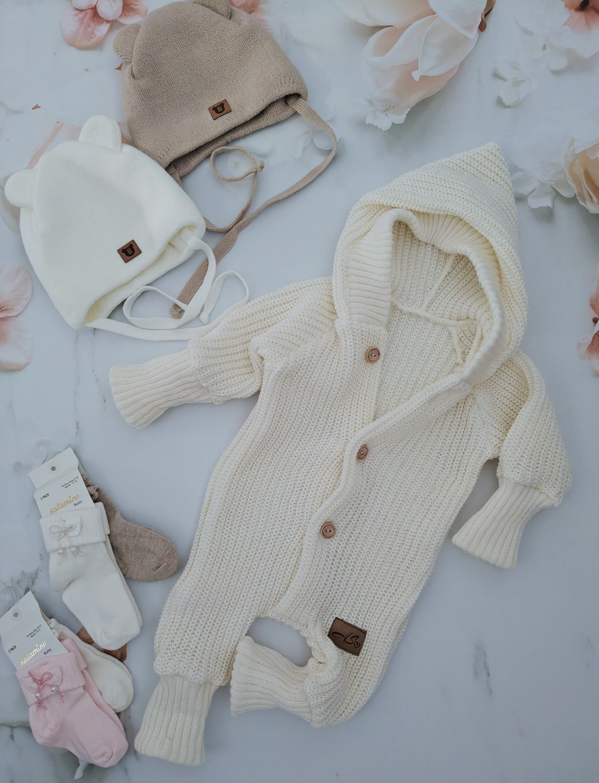 Kombinezon perła ecru - obrazek 2