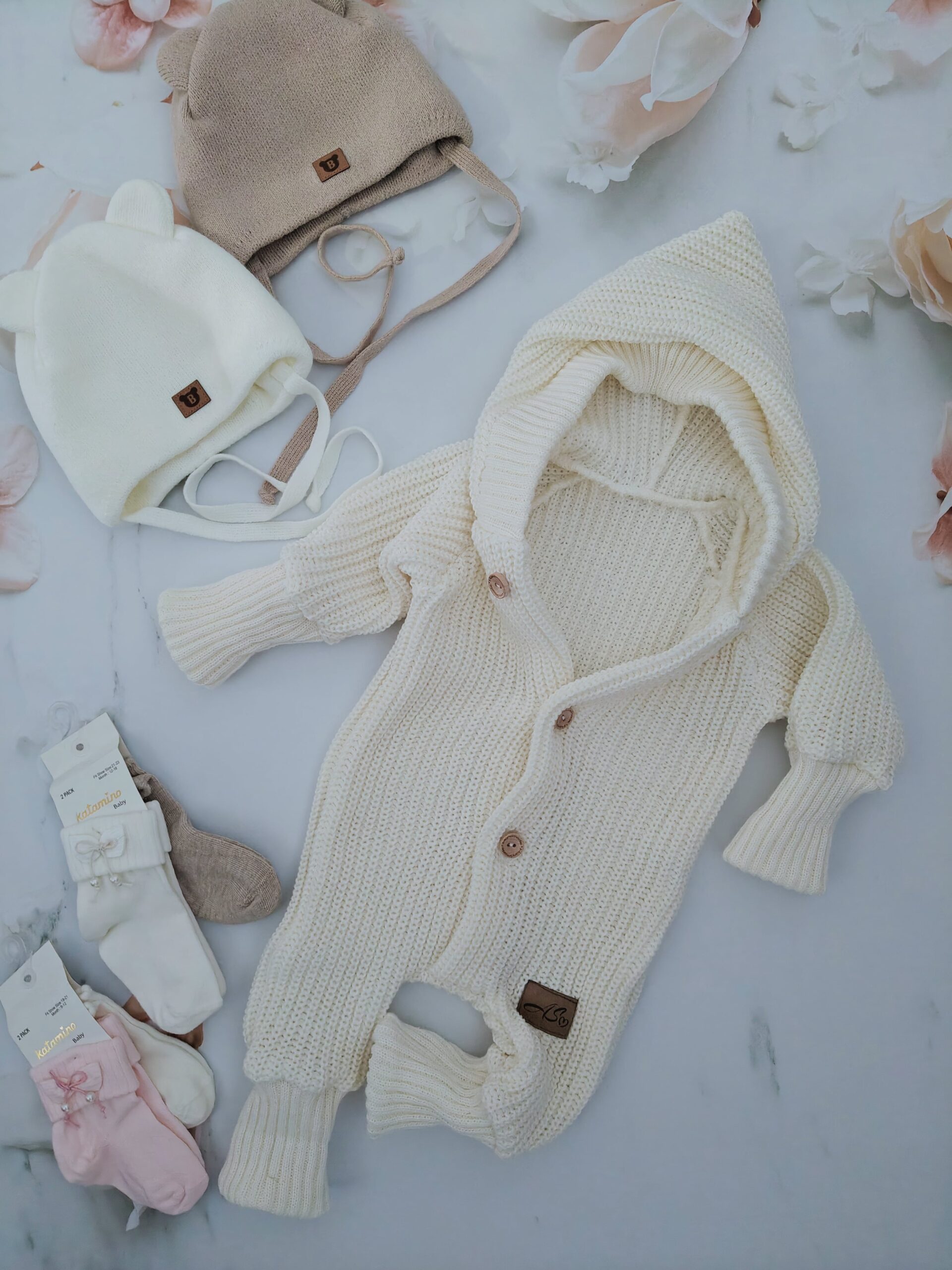 Kombinezon perła ecru - obrazek 3