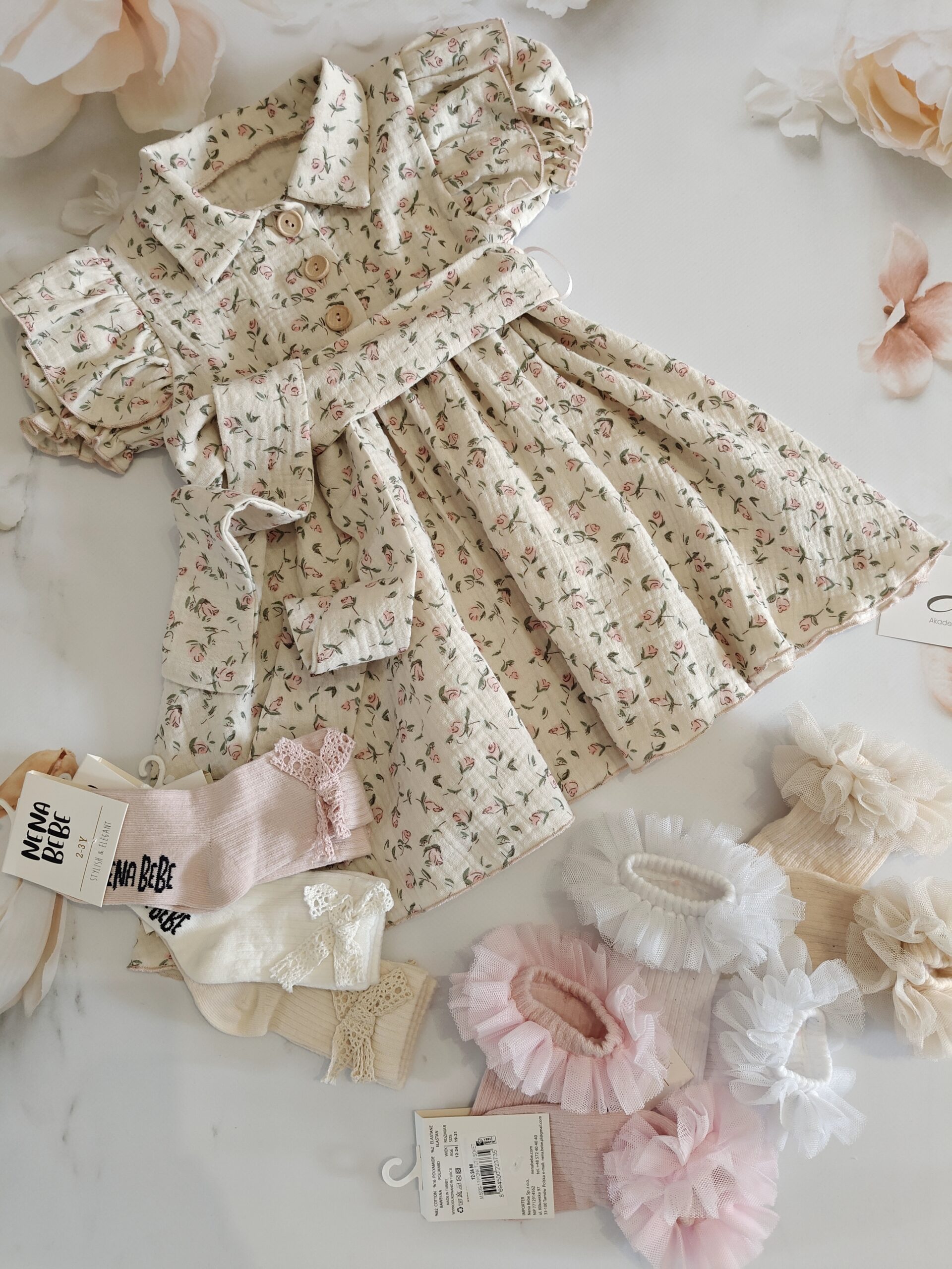 Muślinowa sukienka Anielka - obrazek 3