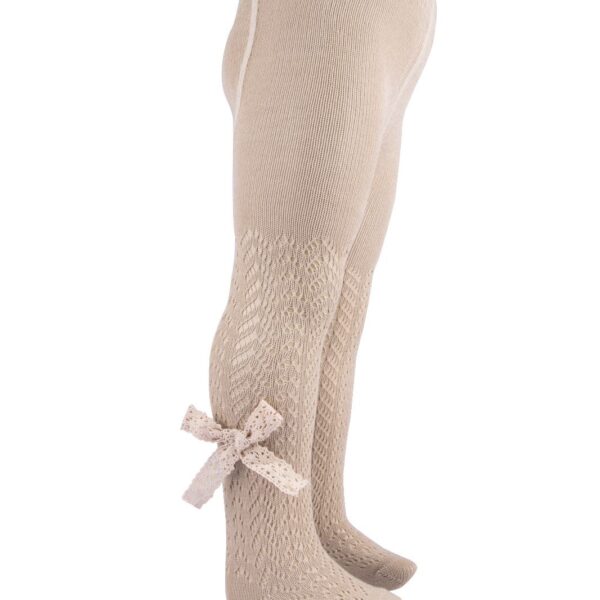 Rajstopa Ażurowa z Kokardą BOHO